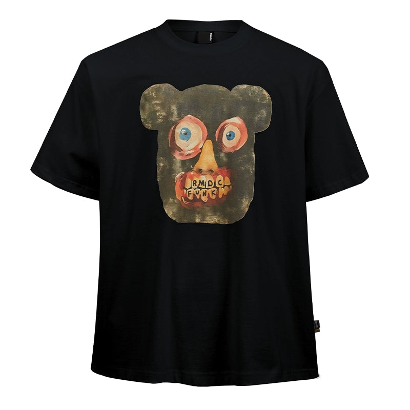 Remedy Emoji Bear Head Loose Tee
