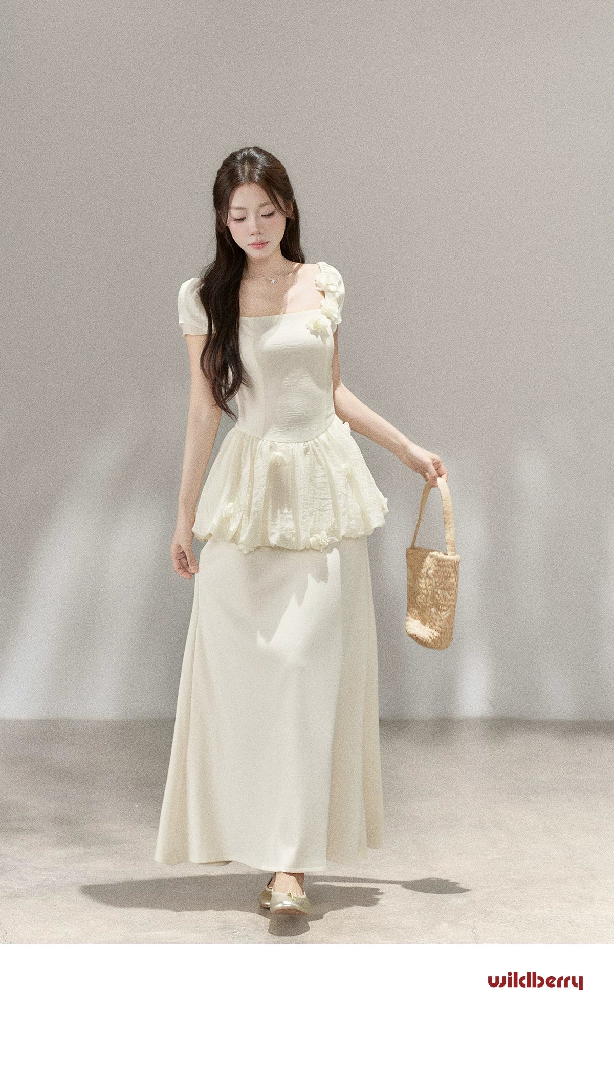 Wildberry Waist-cinching Elegant Long Dress