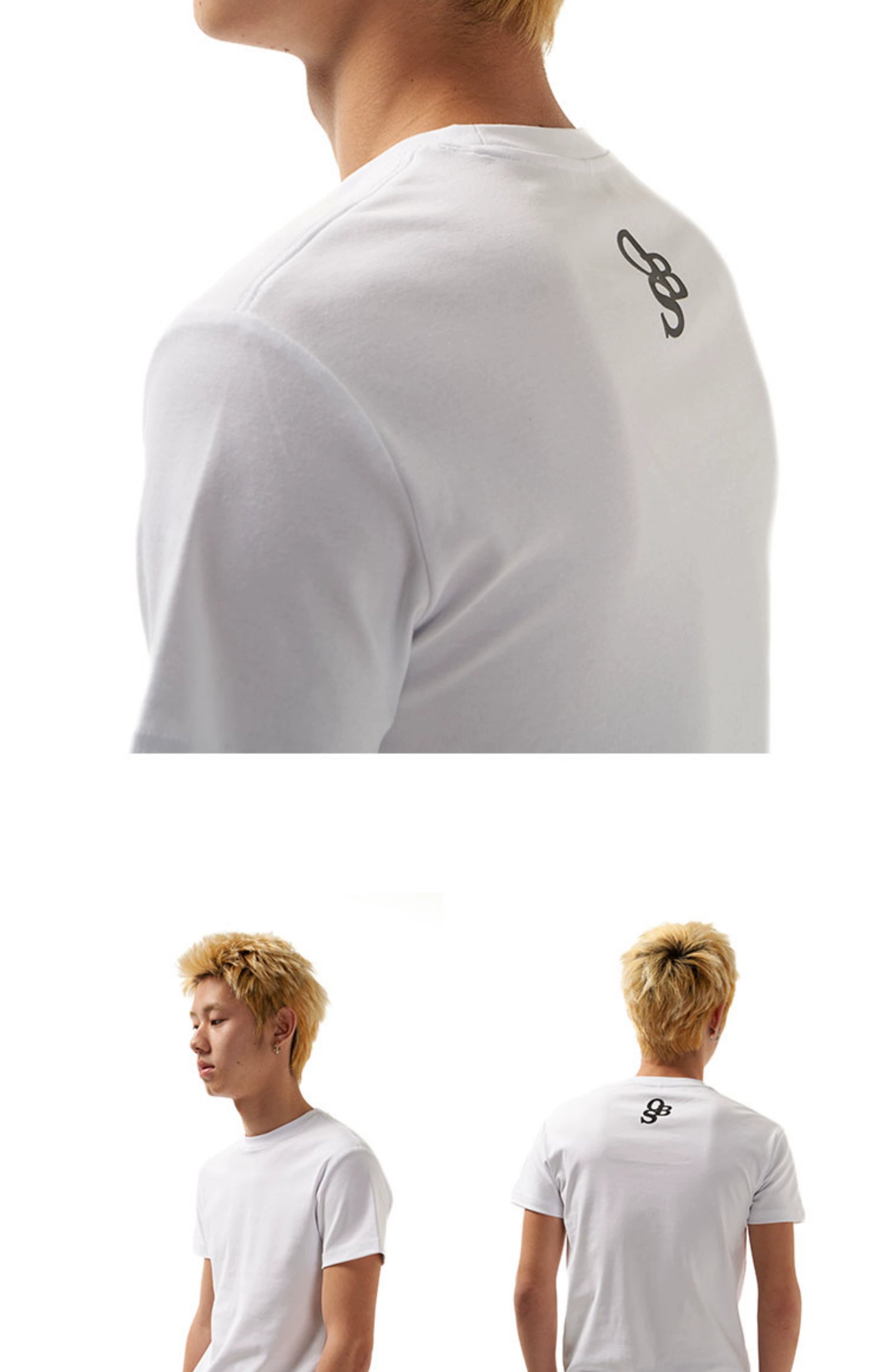 OBSESSWITH Basic Crew Neck Tee