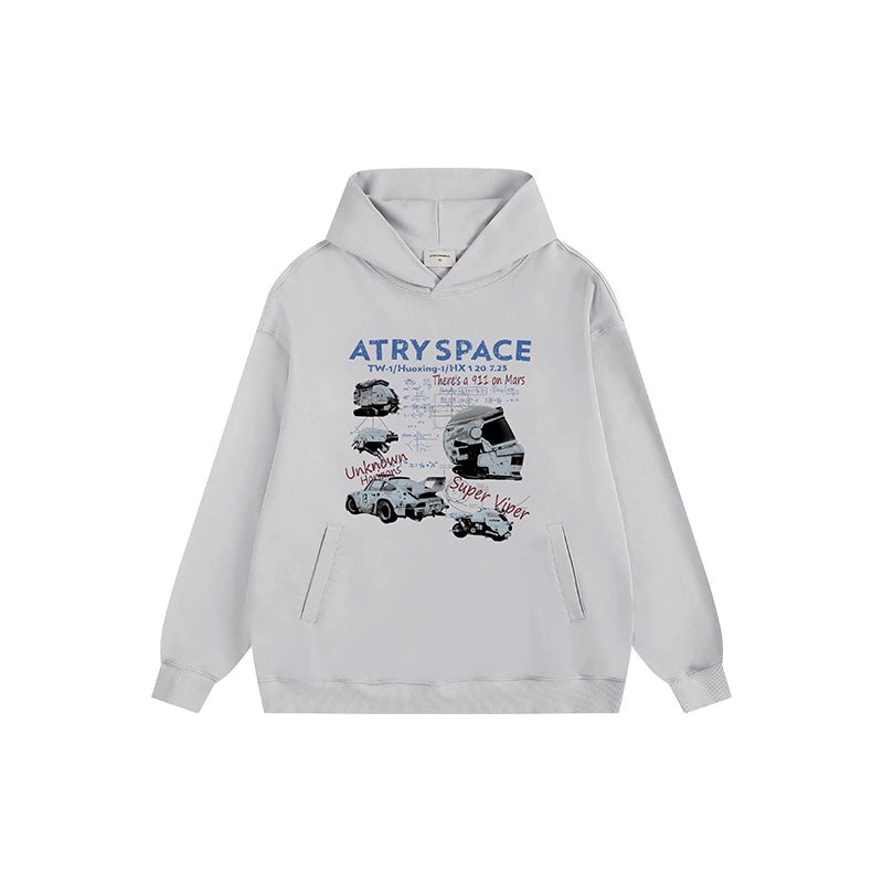 ATRY Mars Walk Design Draft Hooded Sweater