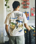 Wang Youbing Hand-painted Flower and Bird Advanced Sense Casual Tee