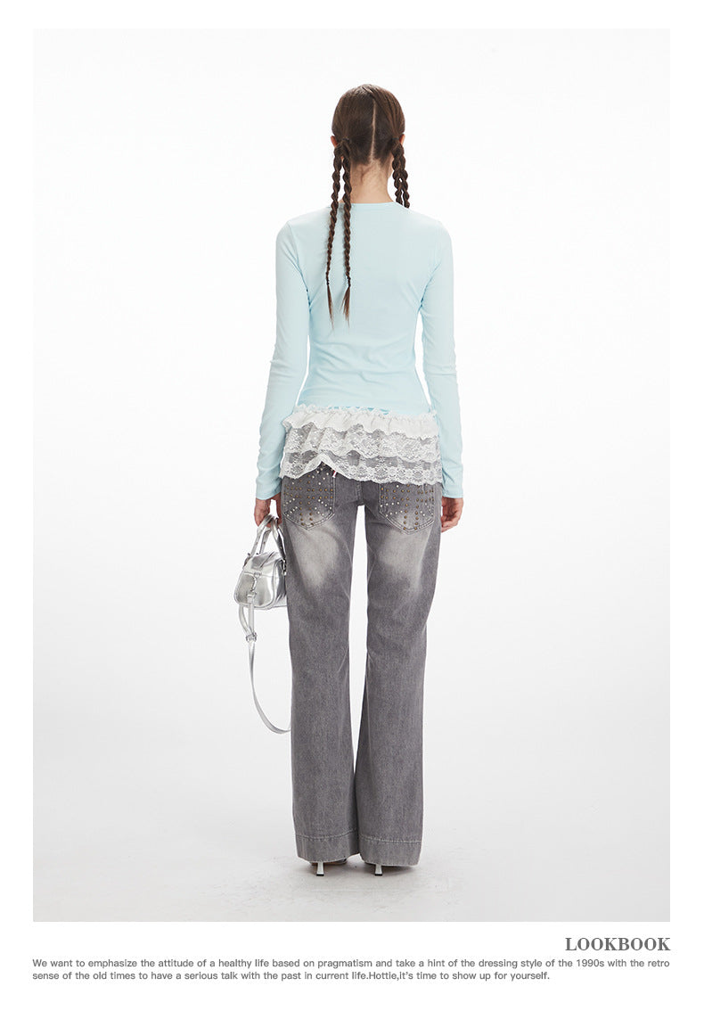 Nariele Slim Skinny Hot Diamond Long Sleeves