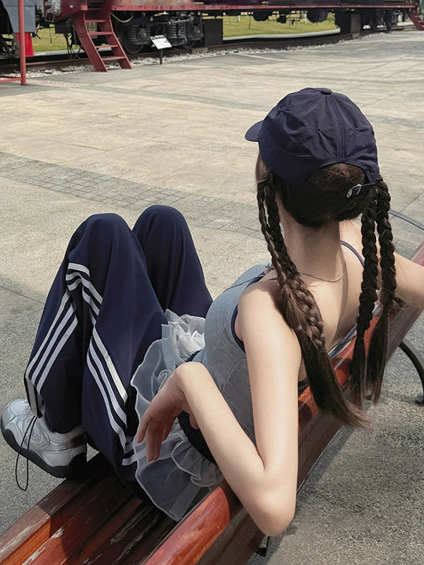 KPSR Vintage Loose Wide Leg Casual Pants