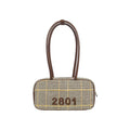 2801Project Plaid Suede Shoulder Bag