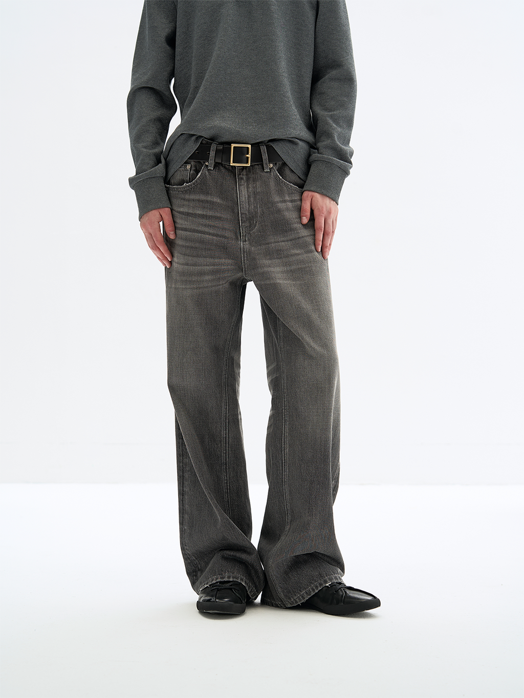 Slight Vogue Retro Straight Loose Jeans