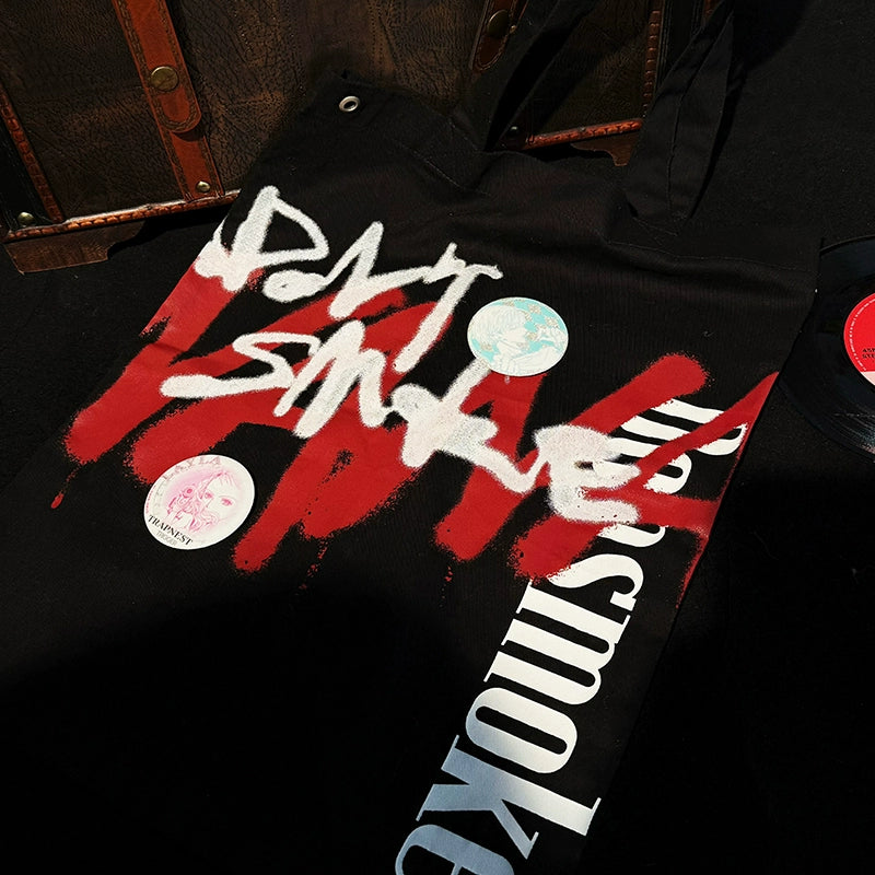 DSM Graffiti Font Large Capacity Tote Bag