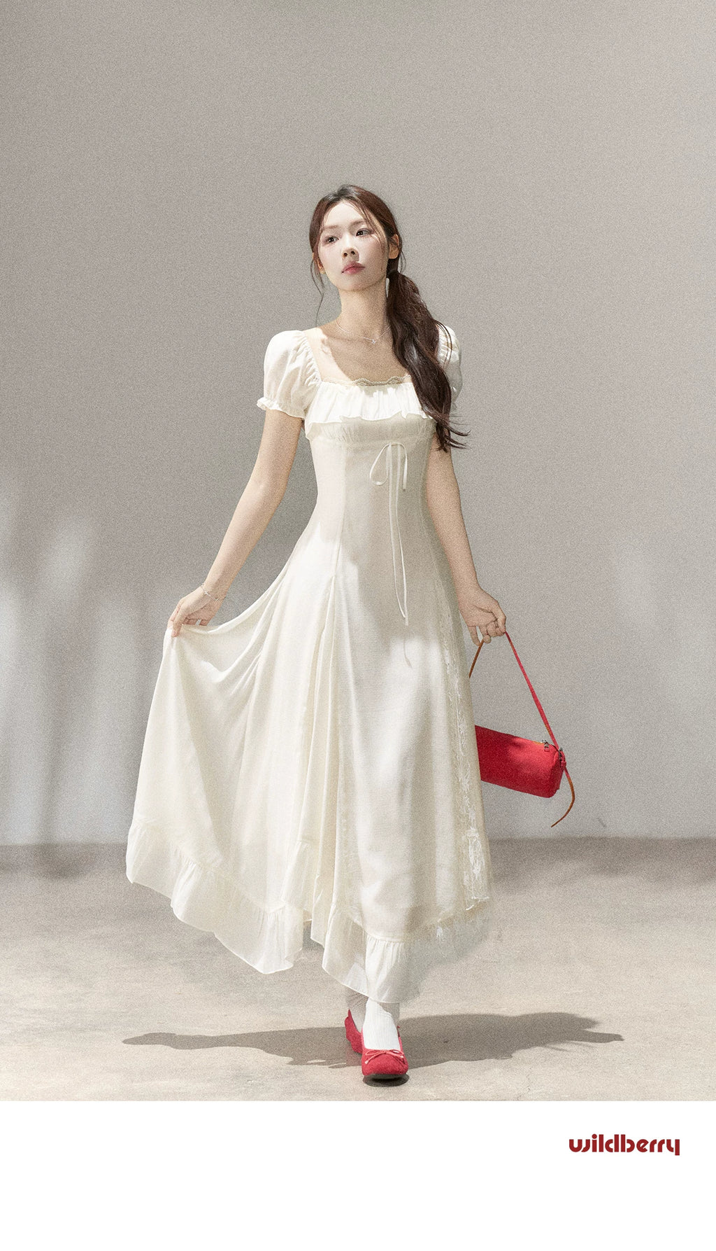 Wildberry Gentle Waist Short Sleeve Dress