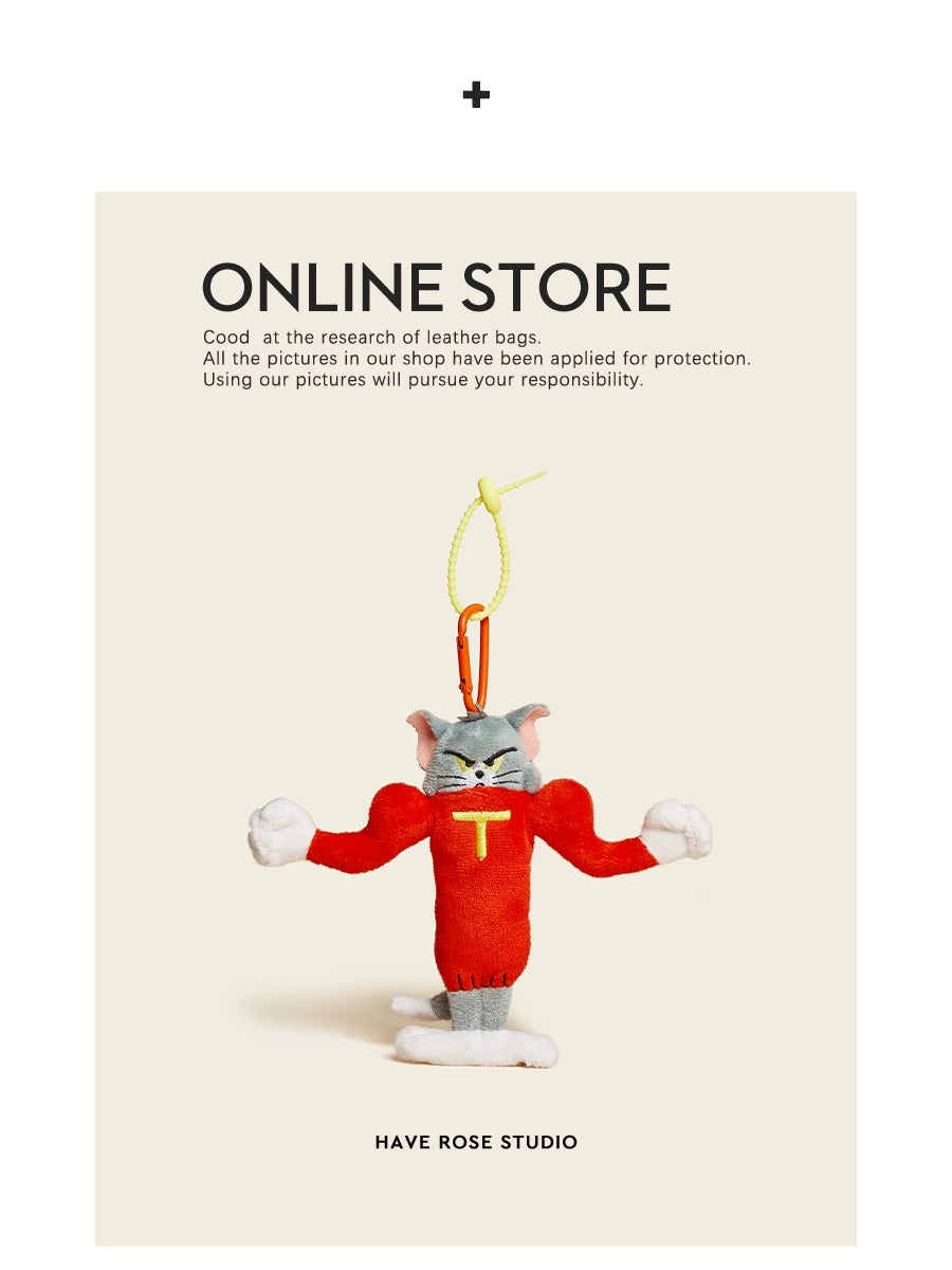 HAVEROSE Cat and Mouse Bag Pendant