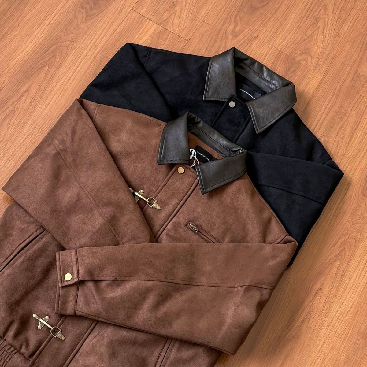 EME Suede White Duck Down  Thickened Thermal Jacket