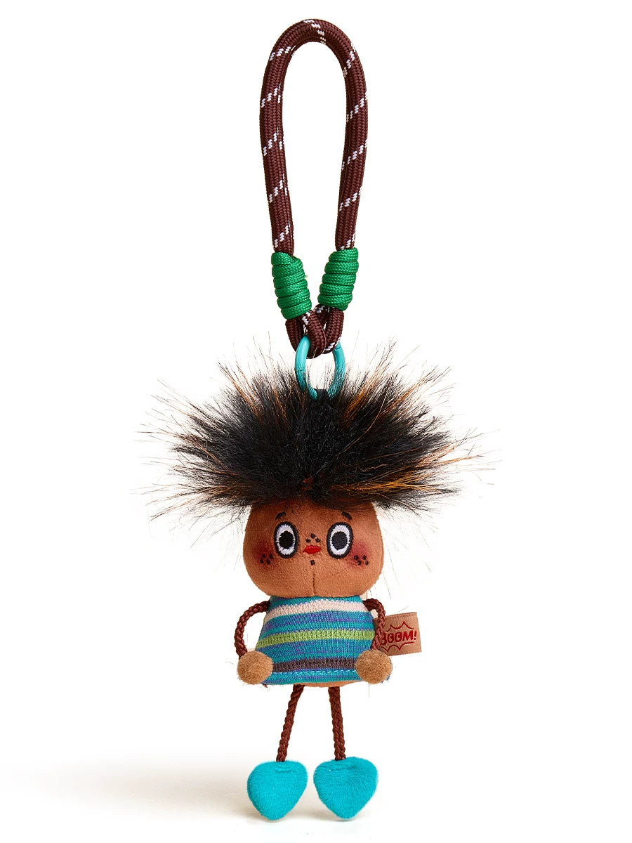 HAVEROSE Cute Fried Doll Plush Bag Pendant
