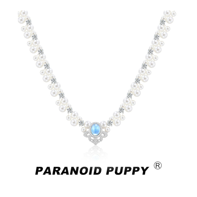 ParanoidP Premium Light Luxury Pearl Necklace