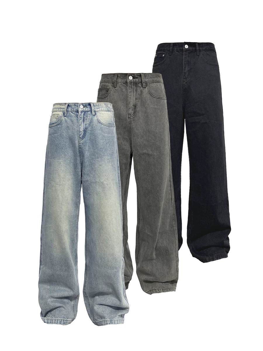 JCAESAR Straight and Wide Jeans