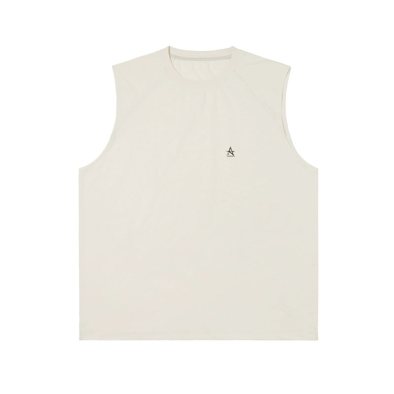 PANMAX Vintage Sports Casual Alphabet Print Vest