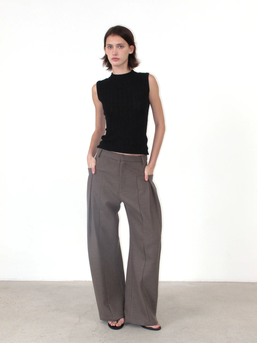 NOT UGLY Button Side Pocket Versatile Casual Pants