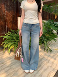 Popchee No Waist Fake Pocket Design Skinny Jeans
