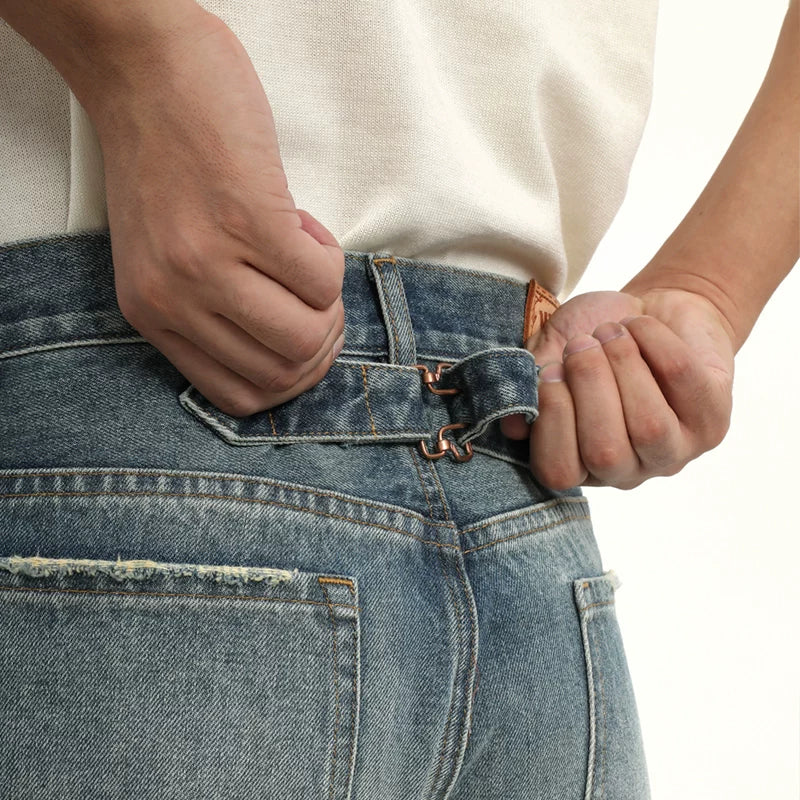 Mbbcar Retro Old Straight Jeans