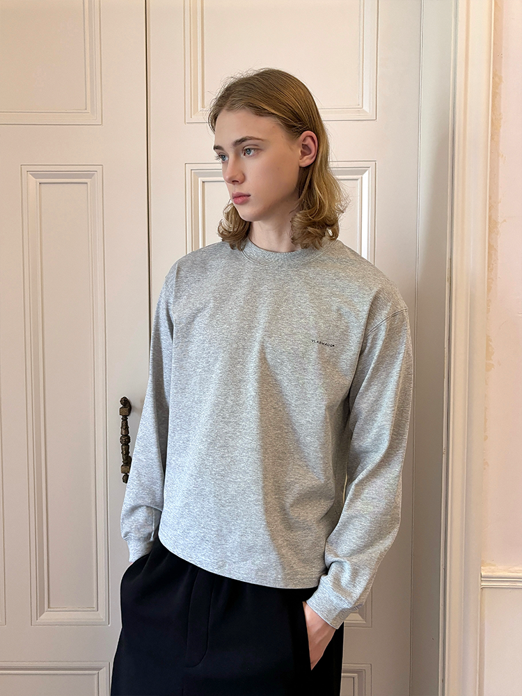 VLABMADE Simple and High-end Small Logo Printing Long Sleeve