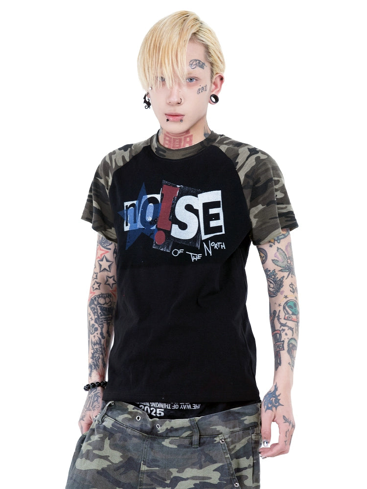 DETW Light Sub-camouflage Splicing Shoulder Tee
