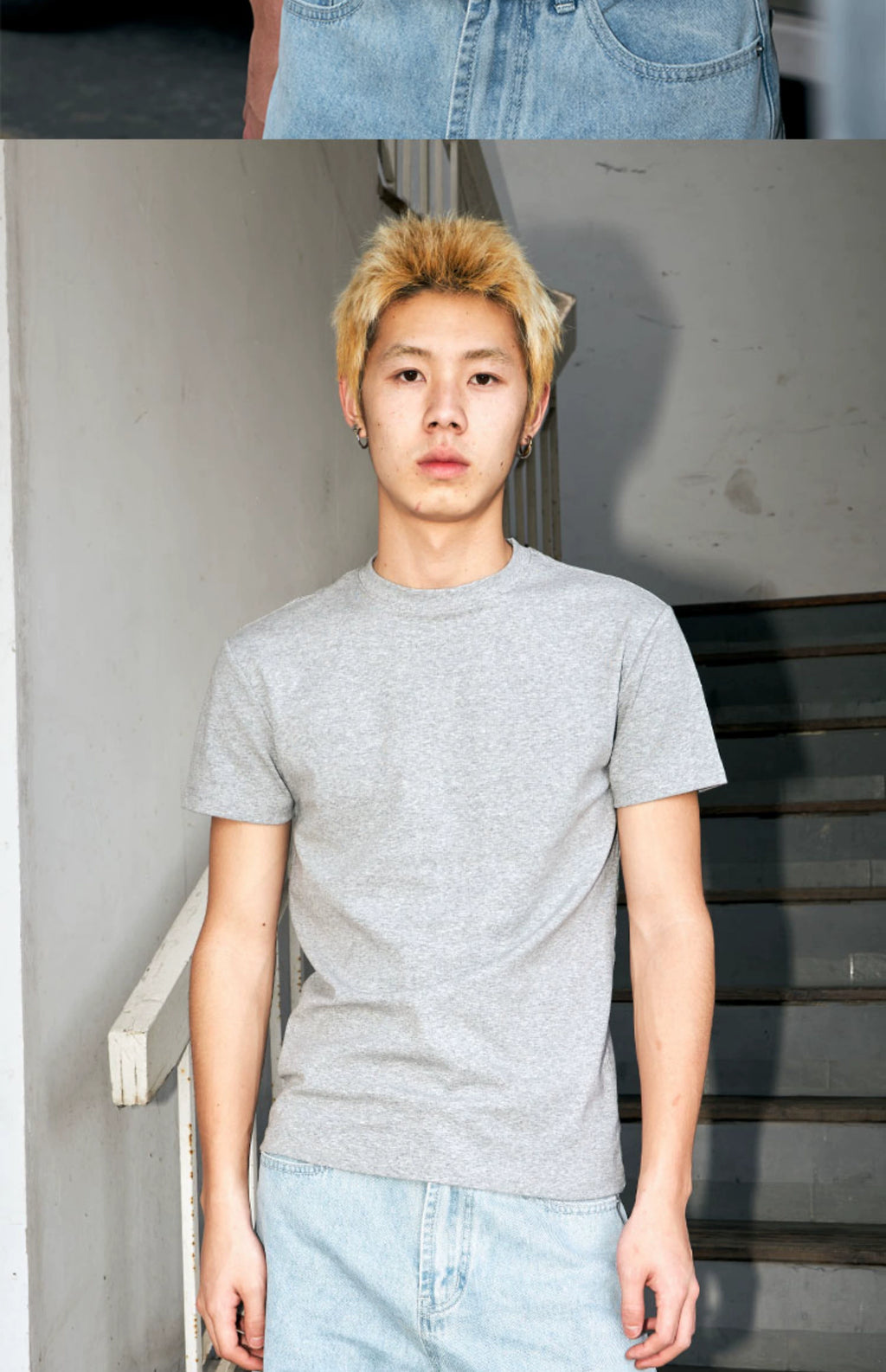 OBSESSWITH Basic Crew Neck Tee