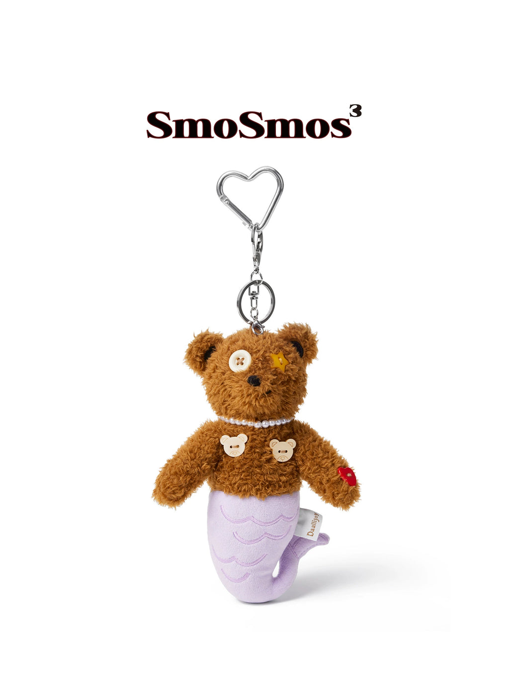 SmoSmos Abstract Spoof Bear Bag Pendant