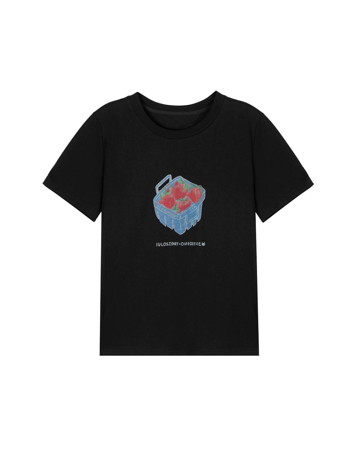 XUJING Front Shoulder Loose and Thin Tee