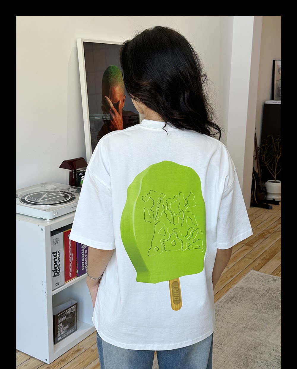DKNT Ice Cream Printing Casual Loose Tee