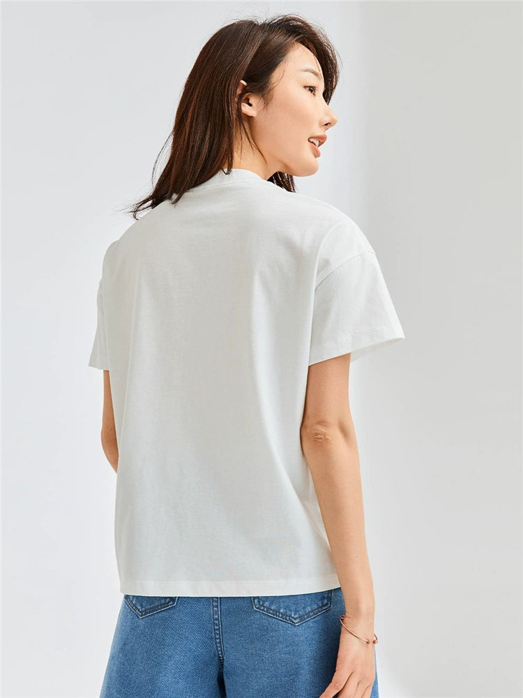 Giordano Comfortable Loose Small Turtleneck Tee