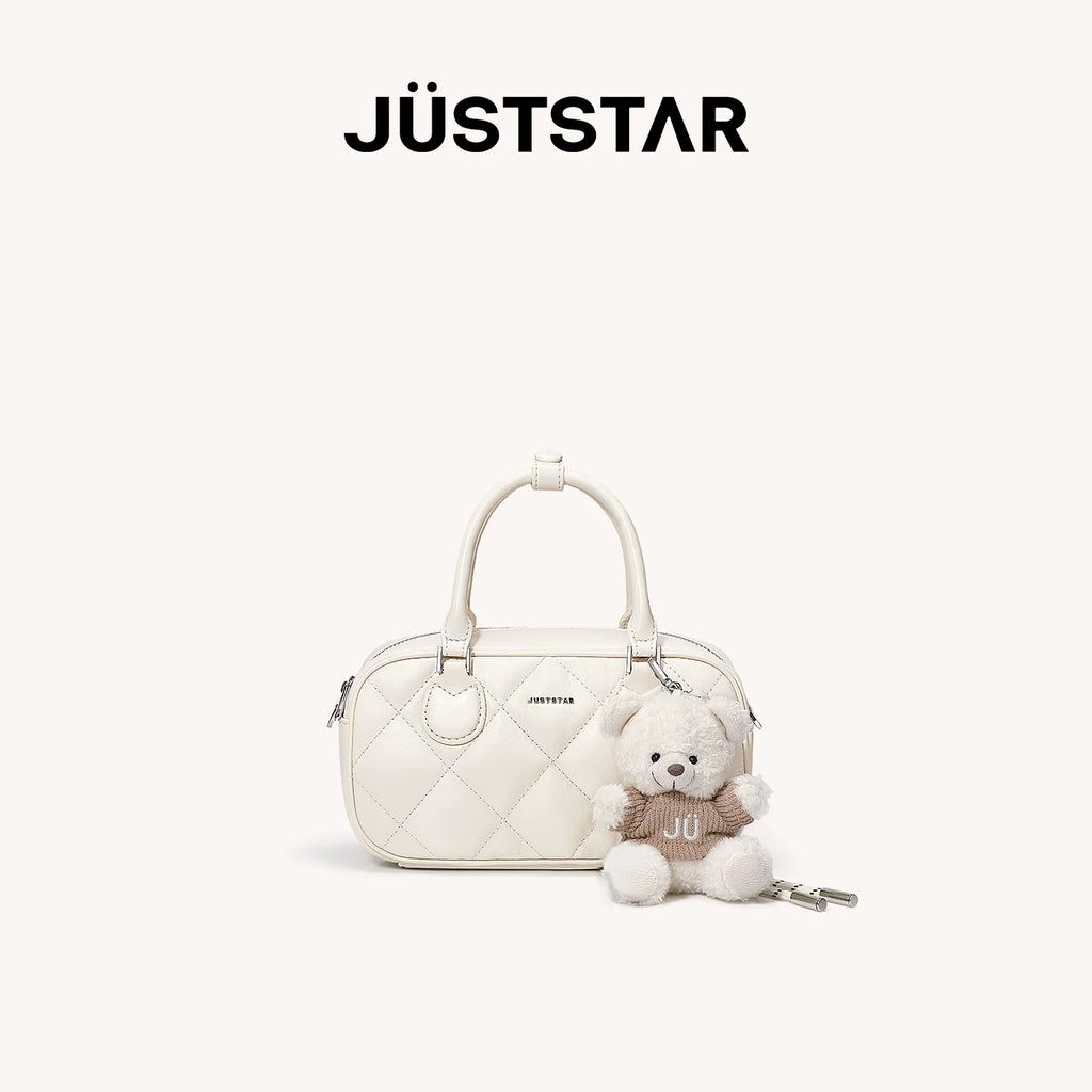 JUST STAR Delicate Diamond Shoulder Messenger Bag