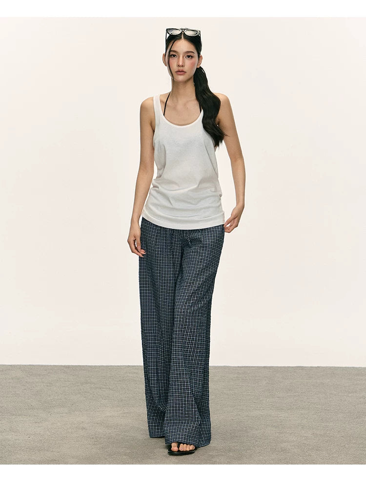 Anna Aneae Versatile Plaid Slacks