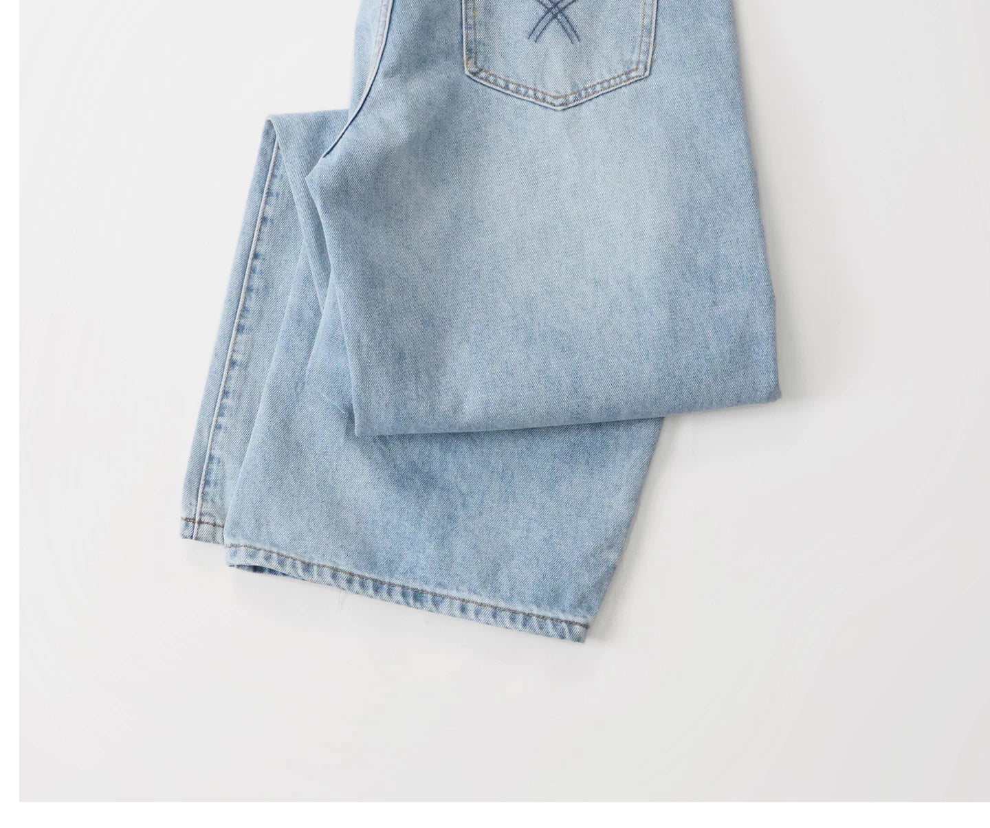 LIVINGTOWN Vintage Loose Straight High-Rise Jeans