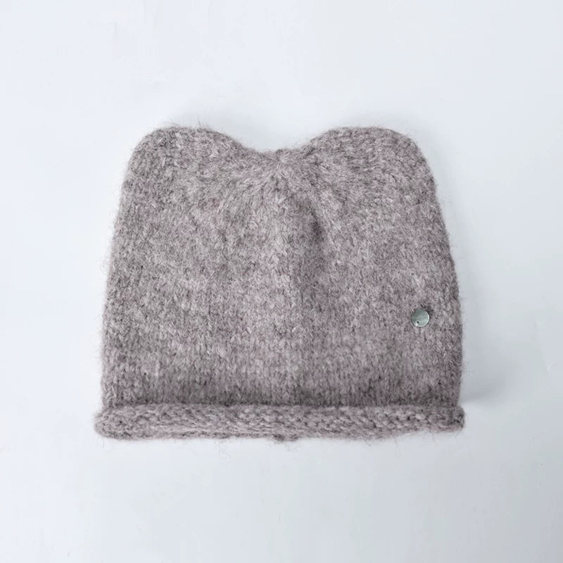 YORSOY Retro Warm Wool Knitted Wool Hat
