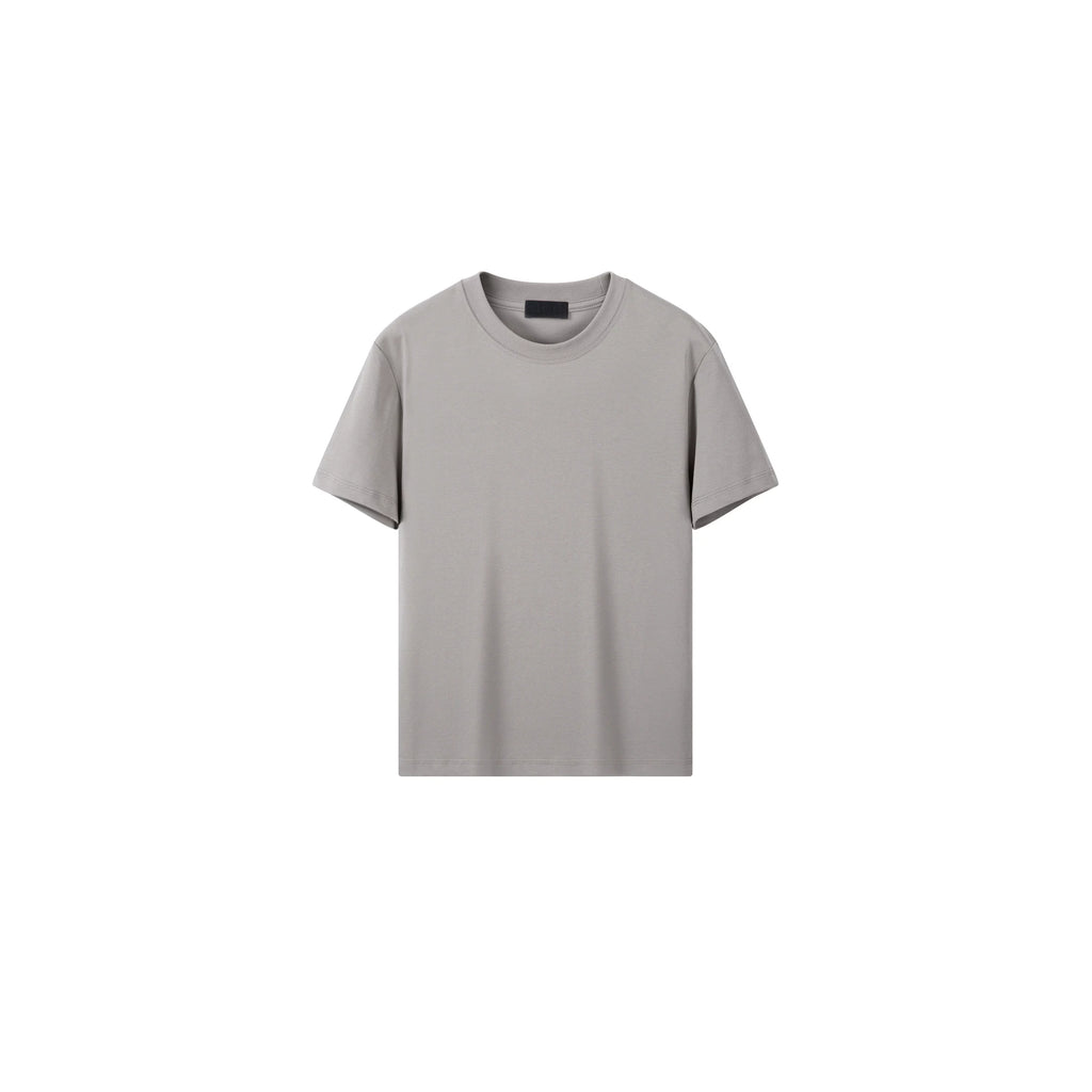 PLUS NO LOGO Casual Front Shoulder Short Sleeve Fitness Tee