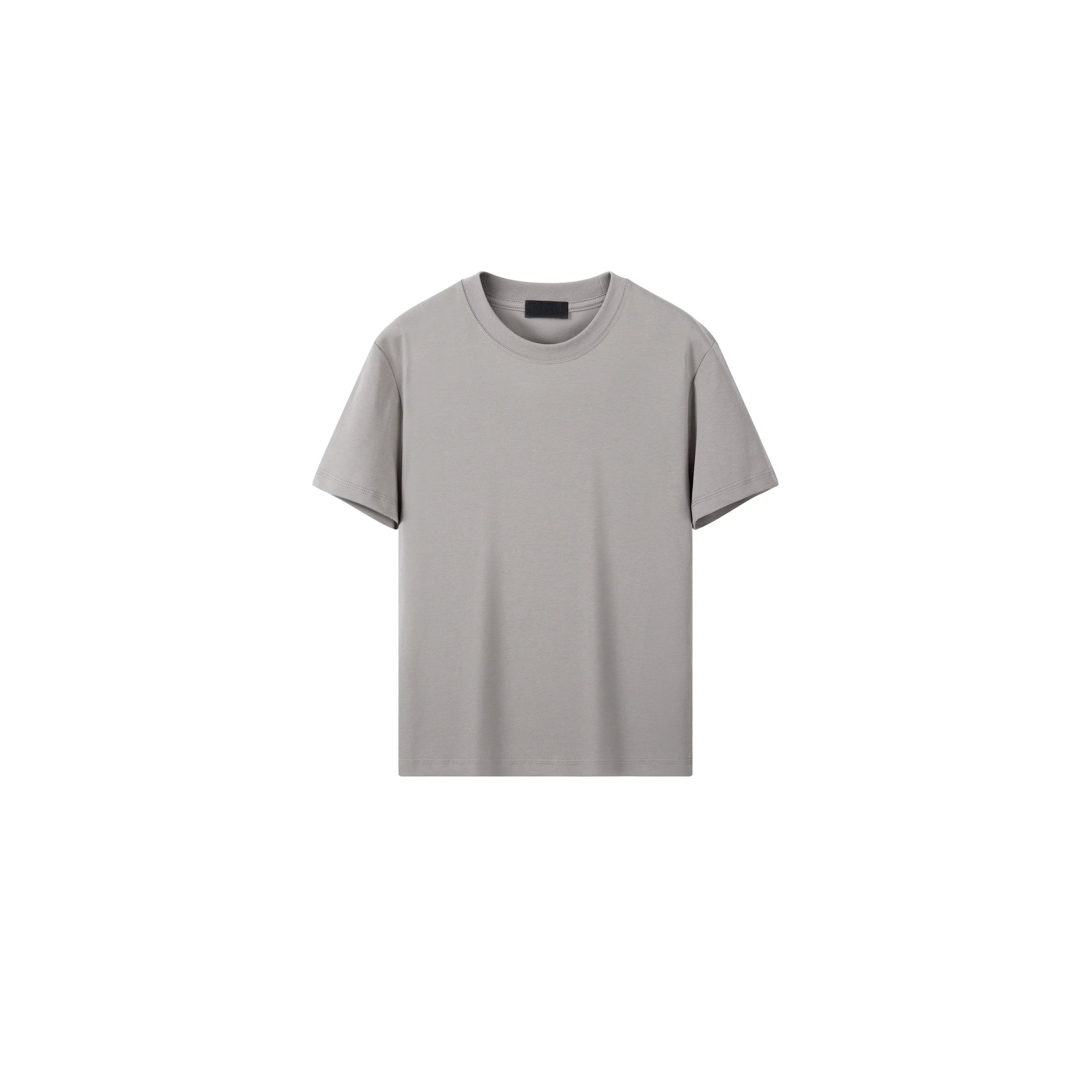 PLUS NO LOGO Casual Front Shoulder Short Sleeve Fitness Tee