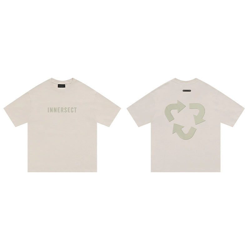 INNERSECT Trendy Brand Letter Versatile Loose Tee