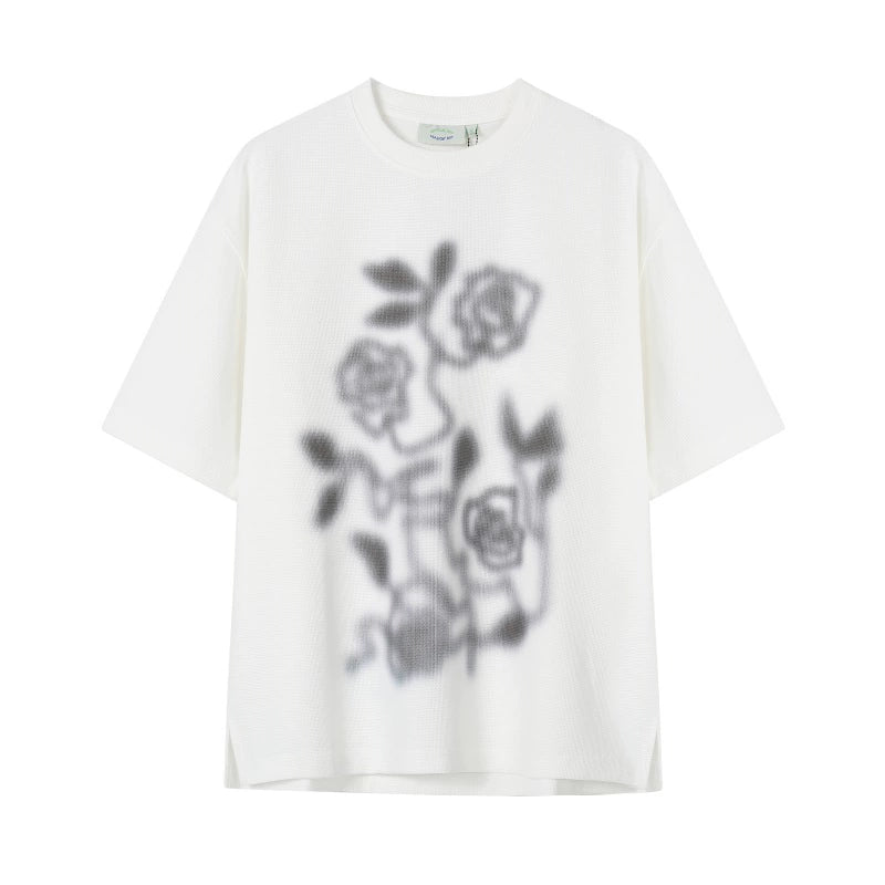 PHYS Rose Print Loose Tee