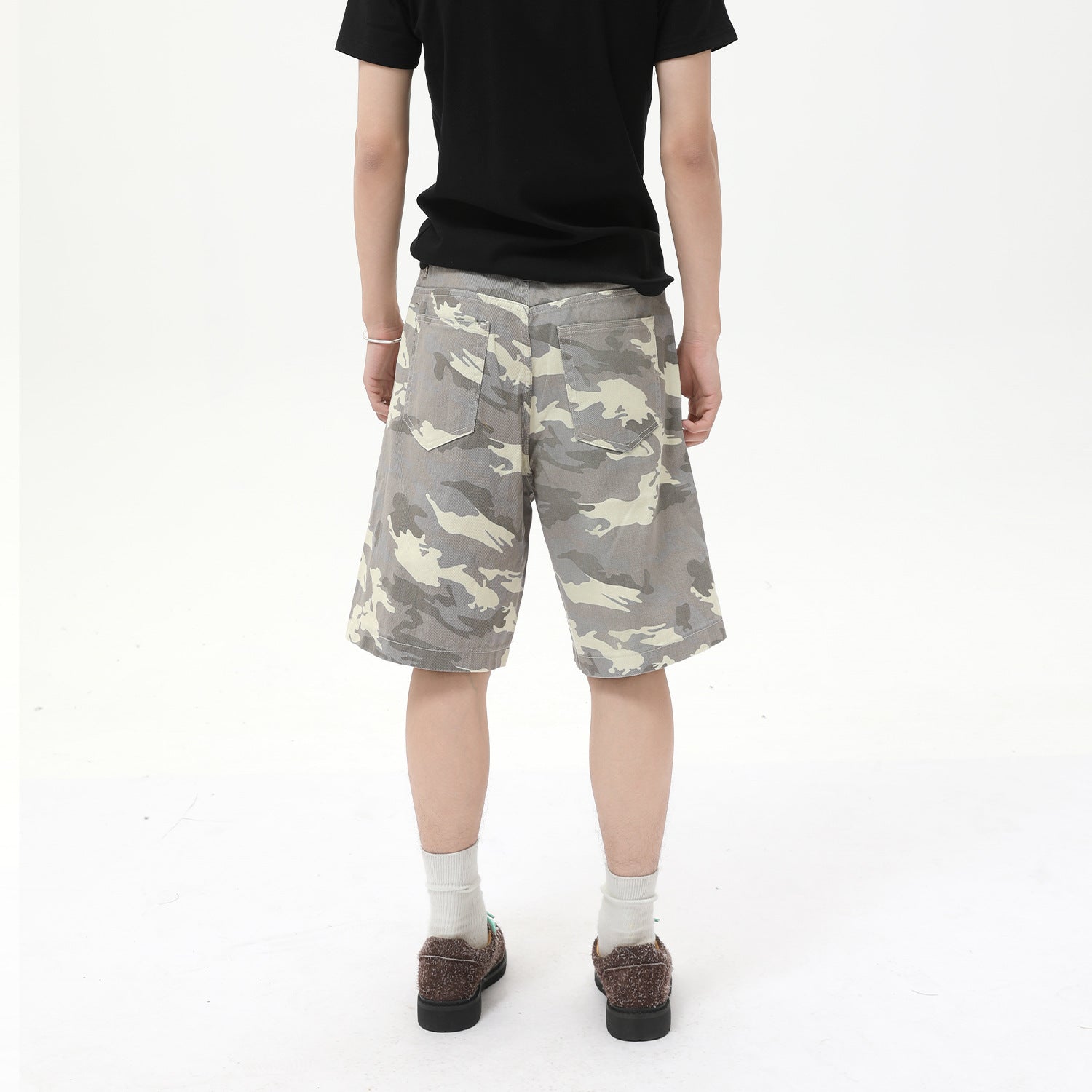 MTLCLOTHES Camouflage Loose Wide Leg Casual Pants