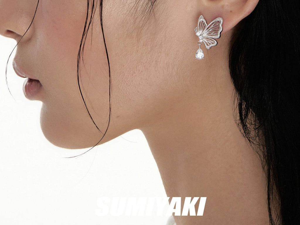 SUMIYAKI Niche Butterfly Earrings
