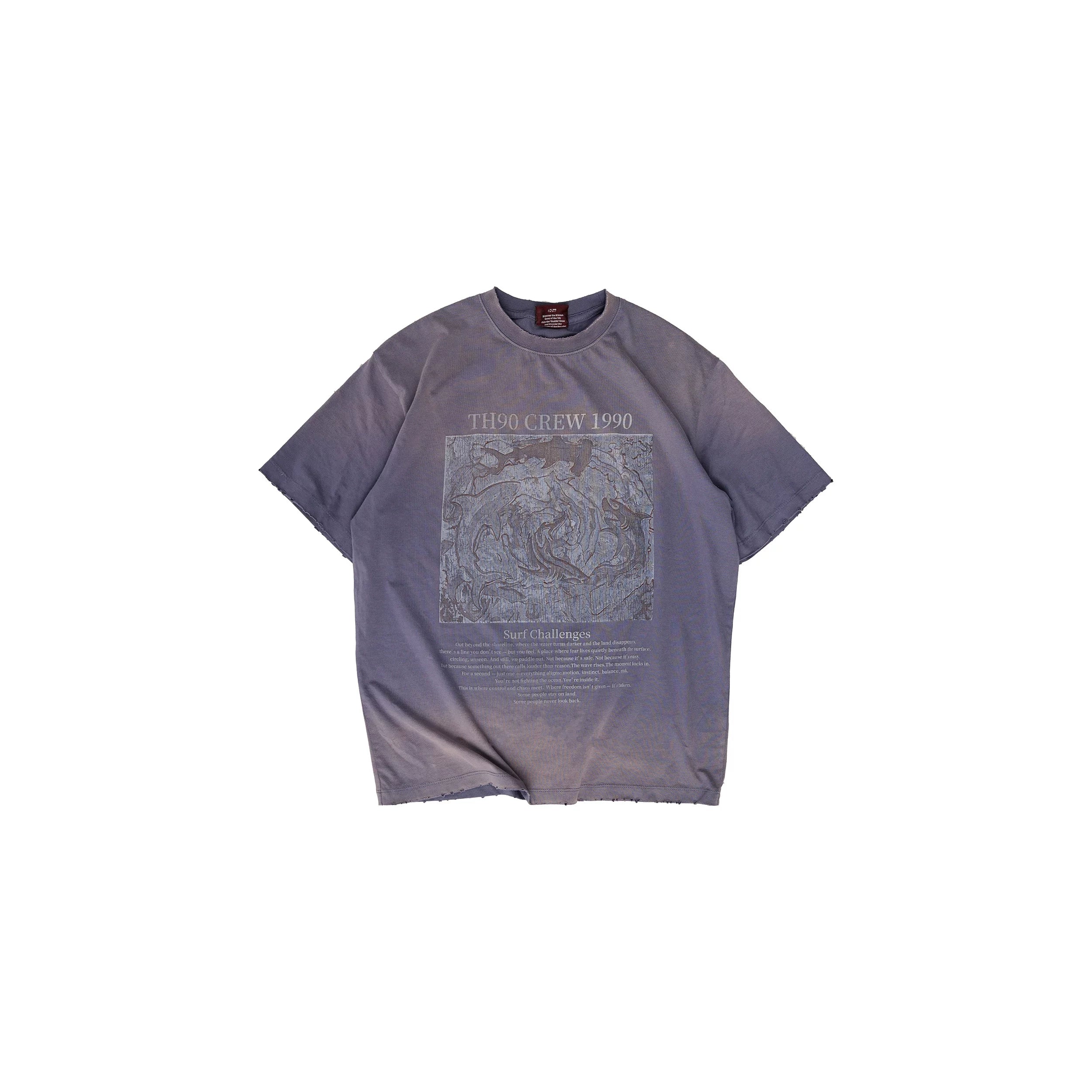 TH90 Retro Loose Crew Neck Tee