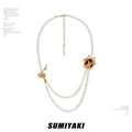 SUMIYAKI Pearl Long Vintage Necklace
