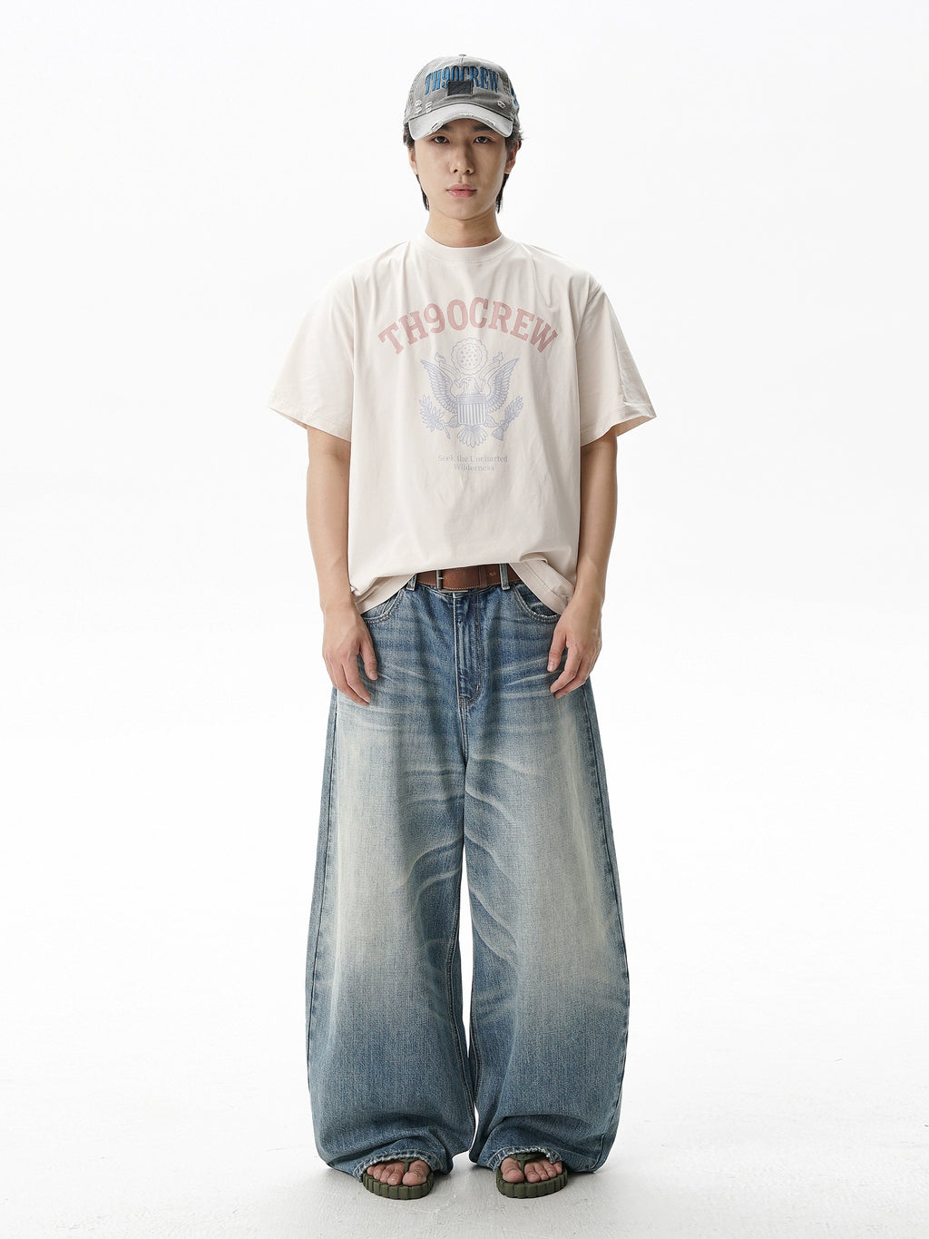 TH90 Eagle Badge Retro Slim Tee