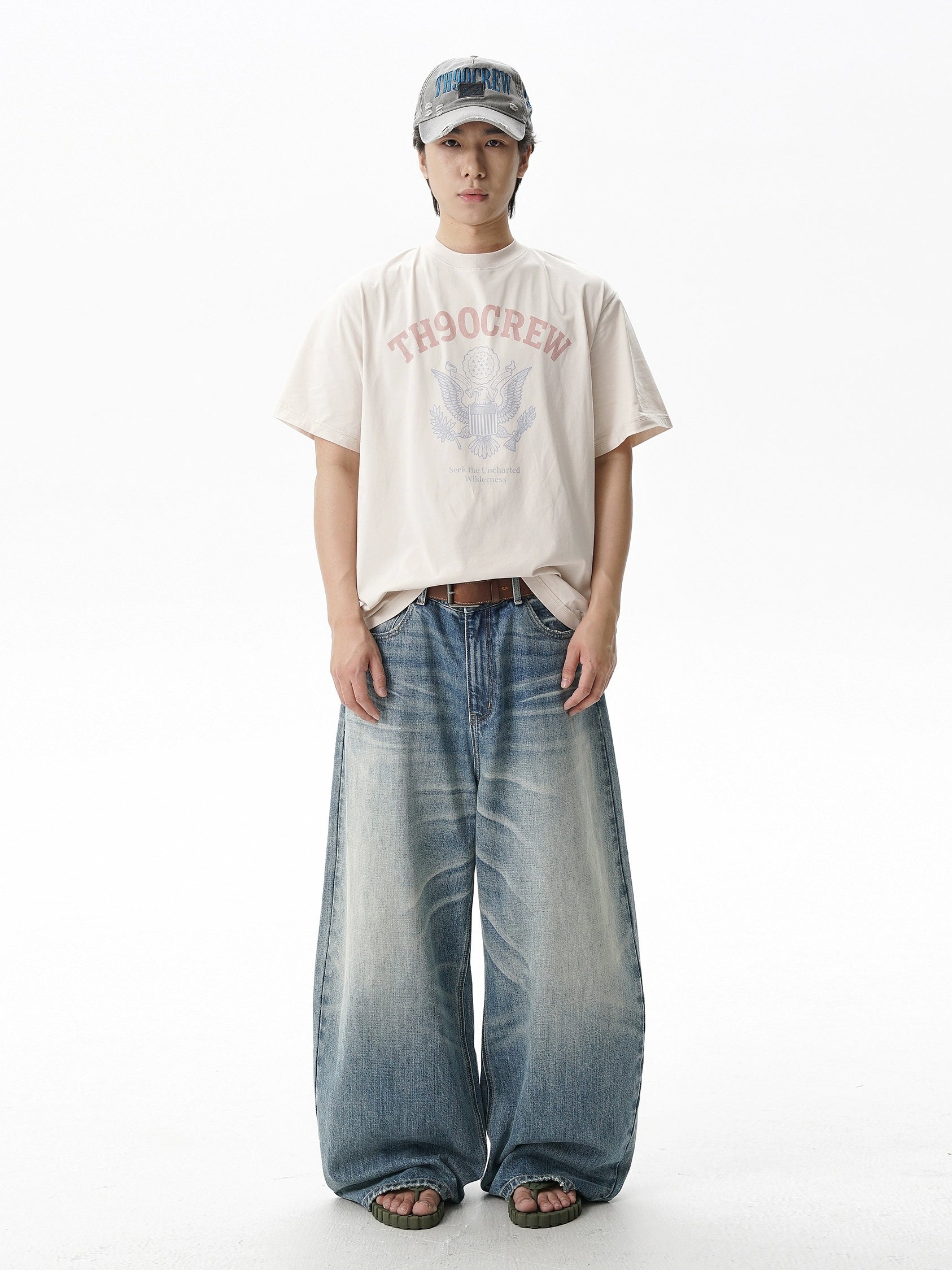 TH90 Eagle Badge Retro Slim Tee