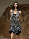 ARIADNAw Sleeveless Neck Vest Shirt