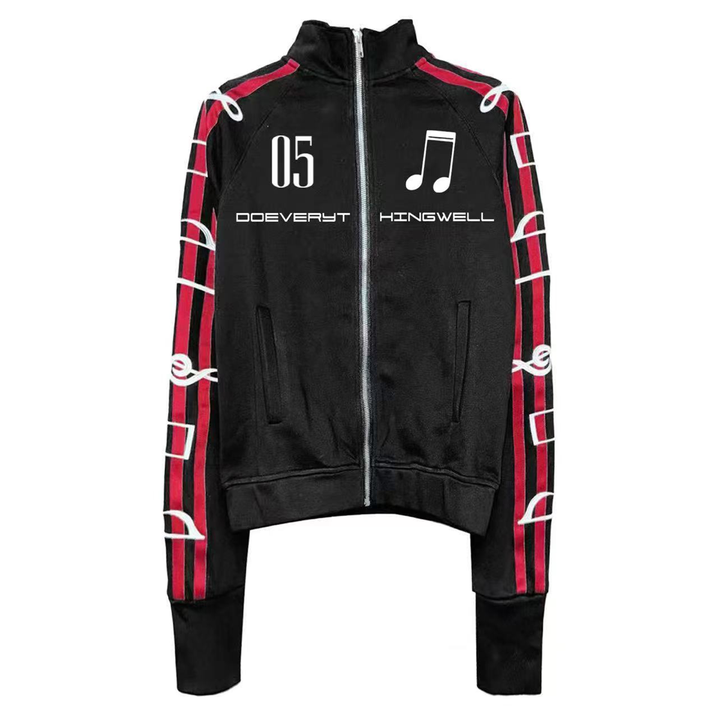DETW Three-dimensional Embroidery Casual Suit