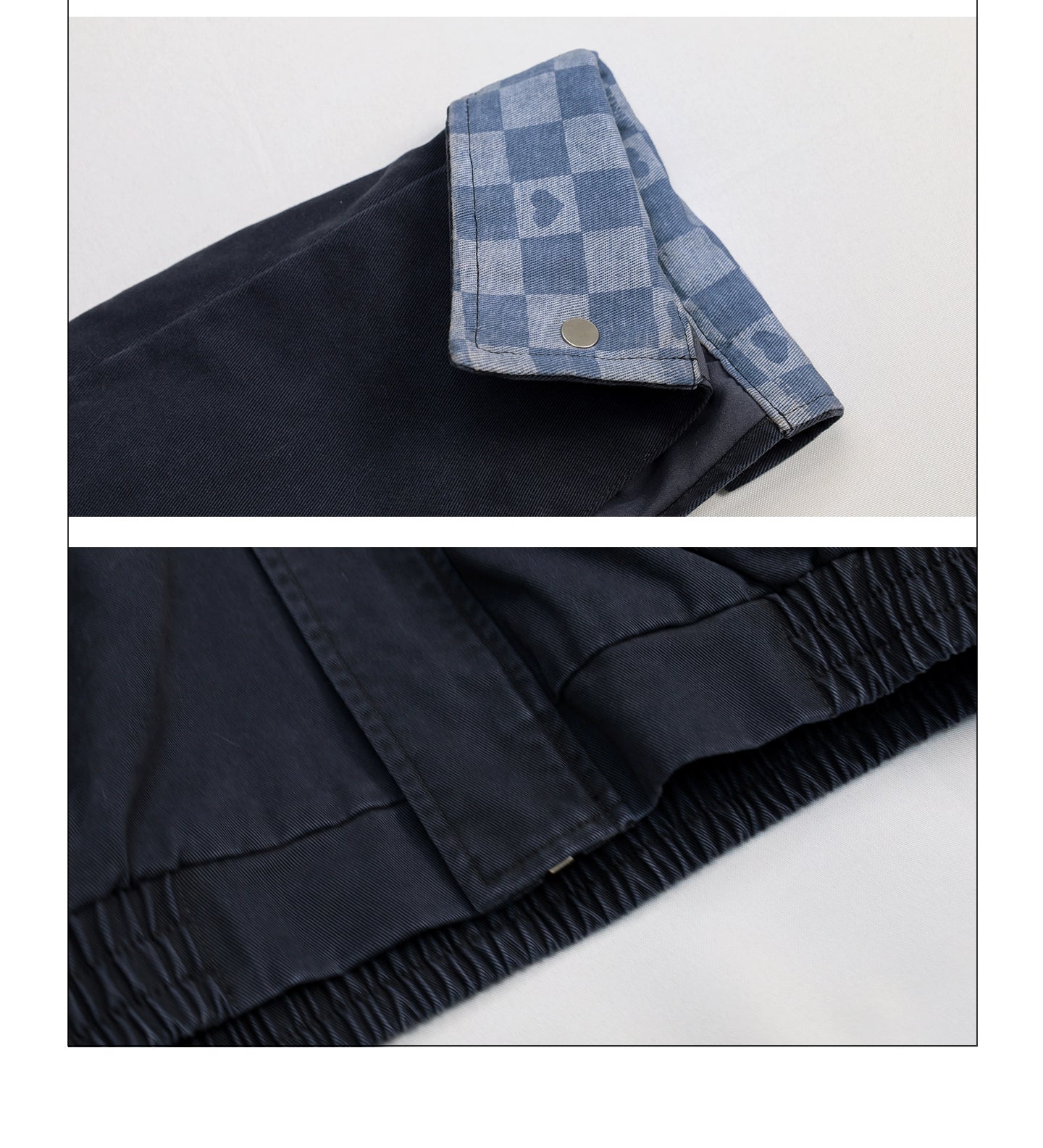 Girlyhalo Vintage Lapel Contrast Jacket