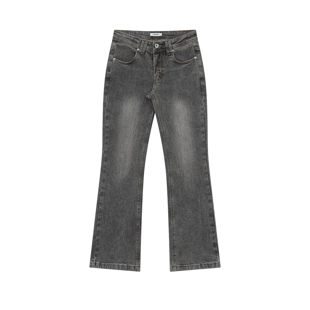 FUNKYFUN Retro Low-rise Slim-fit Jeans
