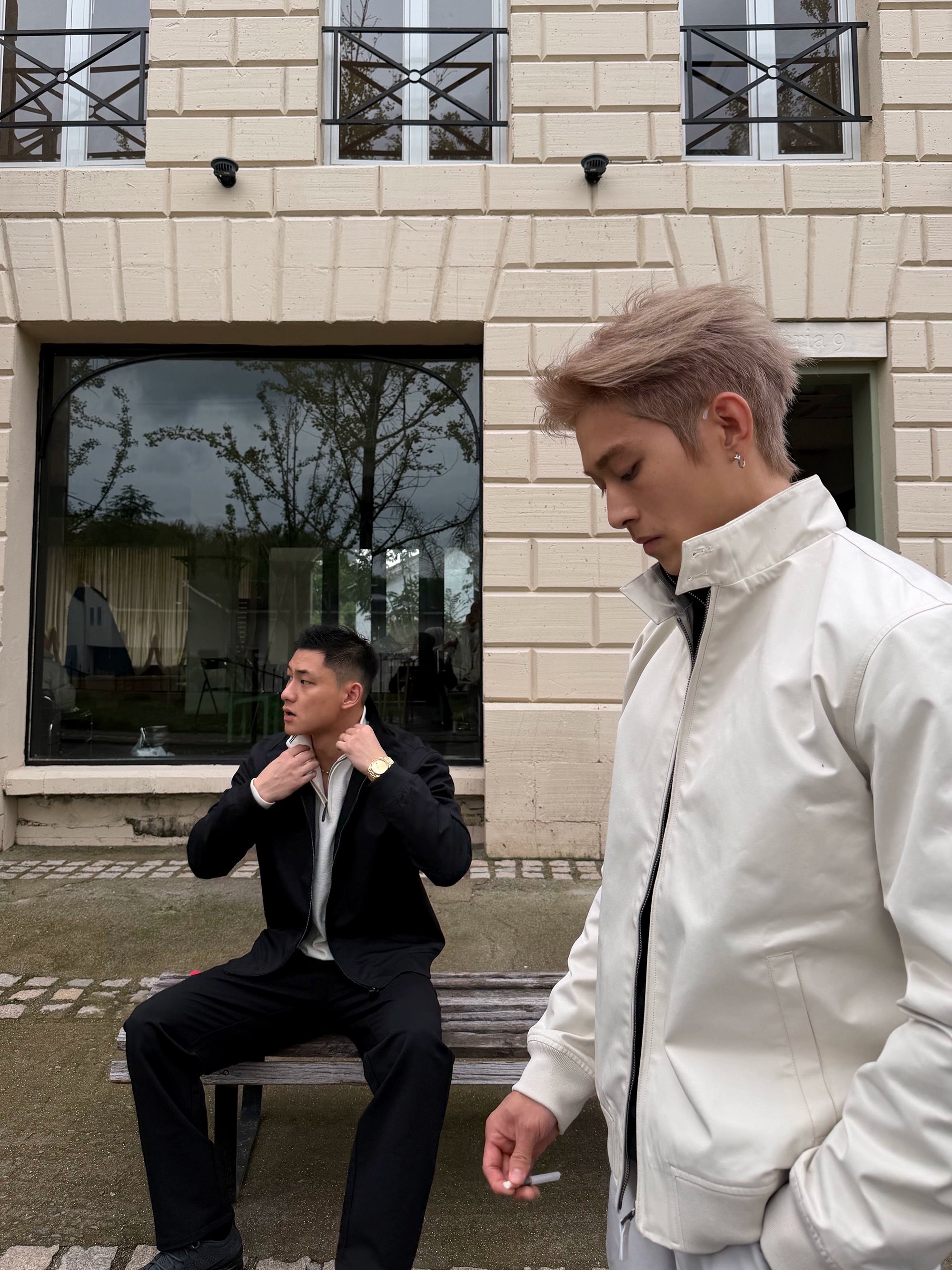 GTAL Vintage Stand-Up Collar Casual Jacket