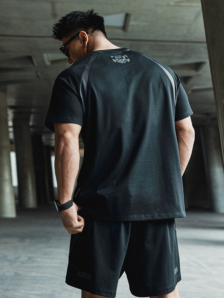 Muscle Dog Cool Quick-drying Baseball Tee