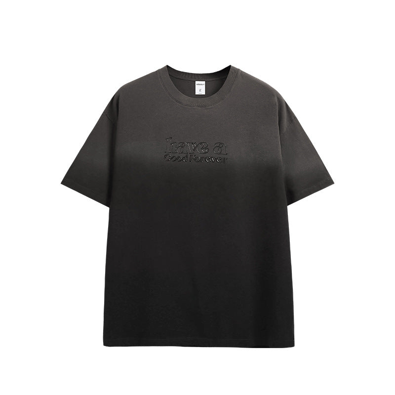 INF three-dimensional printing gradual change100% Cotton Tee