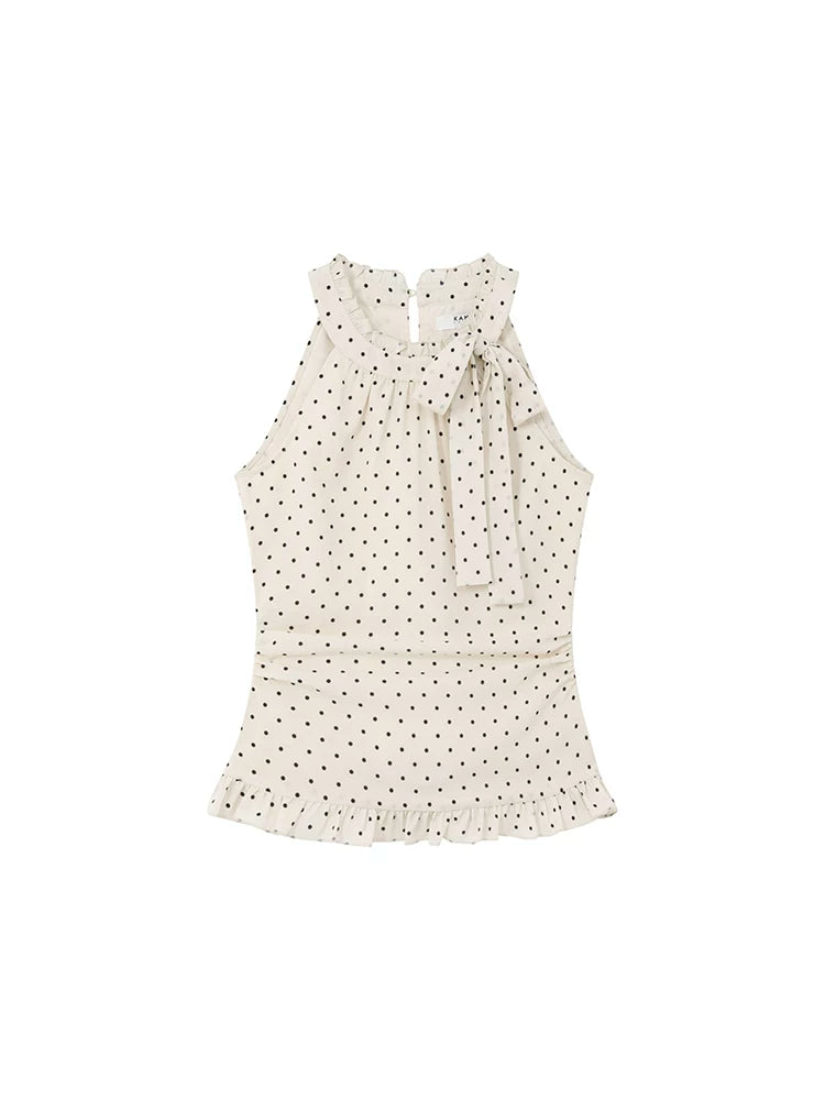 KANO Fungus Edge Waist Polka Dot Neck Sling
