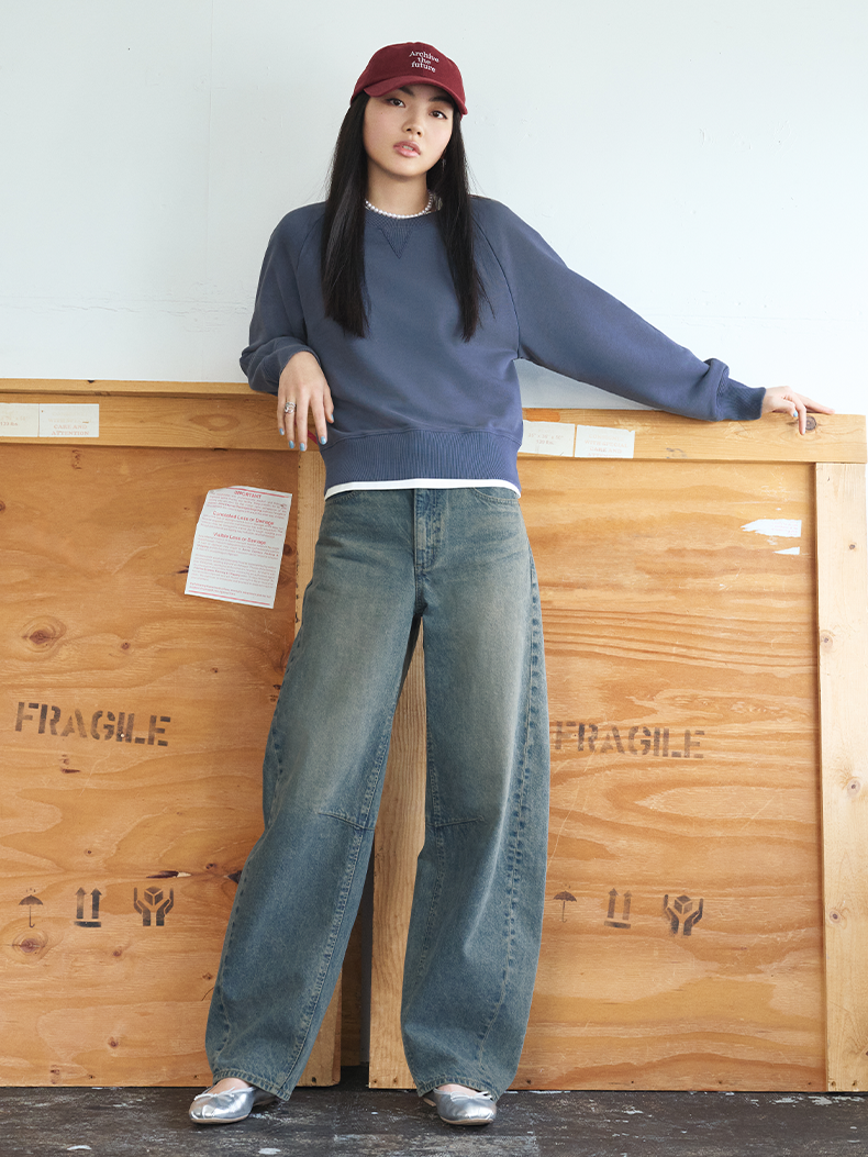 GU Retro Wide-leg Scimitar Pants